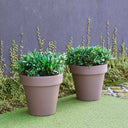 MACETERO REDONDO POLIETILENO MAGNOLIA 45 Ø45X43 CM TOPO