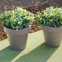 MACETERO REDONDO POLIETILENO MAGNOLIA 45 Ø45X43 CM TOPO