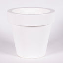 MACETERO REDONDO POLIETILENO MAGNOLIA 45 Ø45X43 CM BLANCO
