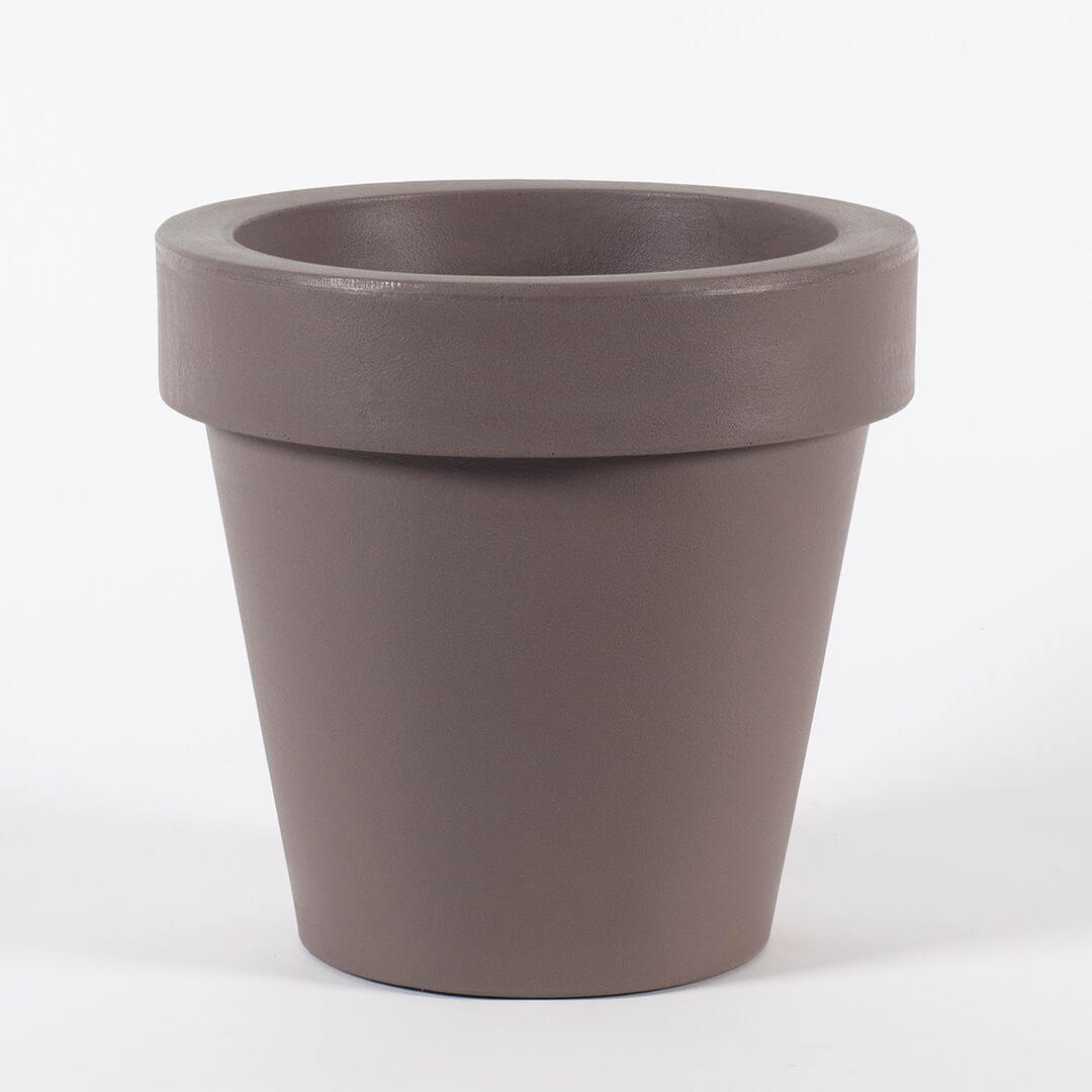 FIORIERA TONDA IN POLIETILENE MAGNOLIA 60 Ø57X57 CM OPACO