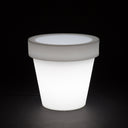 MACETERO REDONDO LUZ LED CON CABLE MAGNOLIA 60 Ø57X57 CM