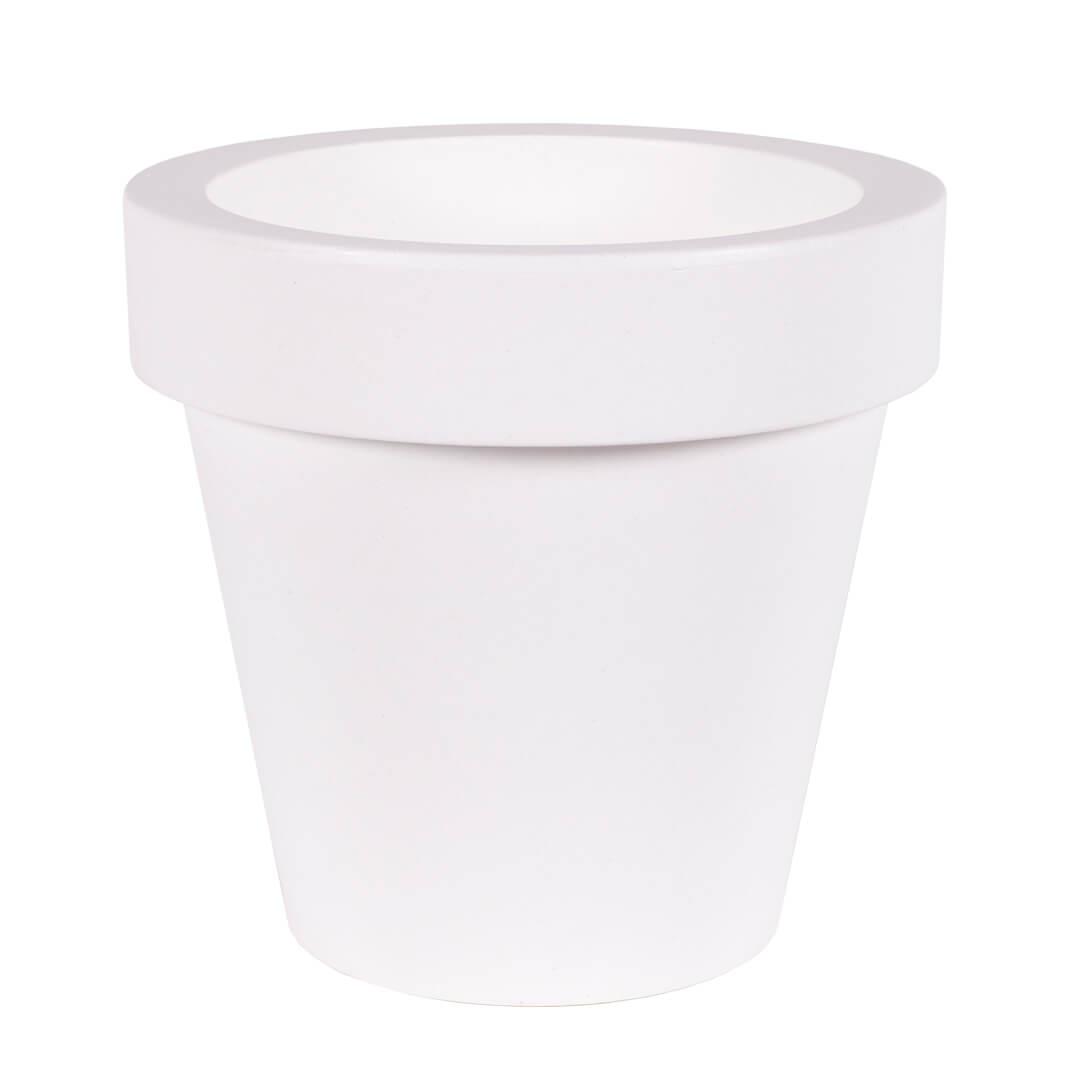 MACETERO REDONDO MAGNOLIA 90 Ø90X86 CM BLANCO