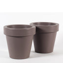 VASO TONDO MAGNOLIA 90 Ø90X86 CM TORTORA