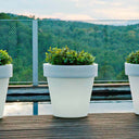 MACETERO REDONDO LUZ LED CON CABLE MAGNOLIA 90 Ø90X86 CM