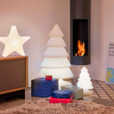 ARBOL DE NAVIDAD DECORATIVO LUZ LED INTERIOR SNOWY 40 18X27X39 CM