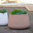 MACETERO MINIMALISTA CAMELIA 60 Ø59X39 CM TOPO