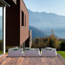 MACETERO MINIMALISTA CAMELIA LARGE 40X98X39 CM BLANCO