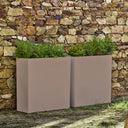 MACETERO RECTANGULAR JUNCO 80 80X32X80 CM TOPO