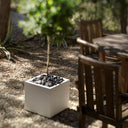 MACETERO CUADRADO NARCISO 35 35X35X32 CM BLANCO