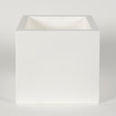 MACETERO CUADRADO NARCISO 60 59X59X52 CM BLANCO