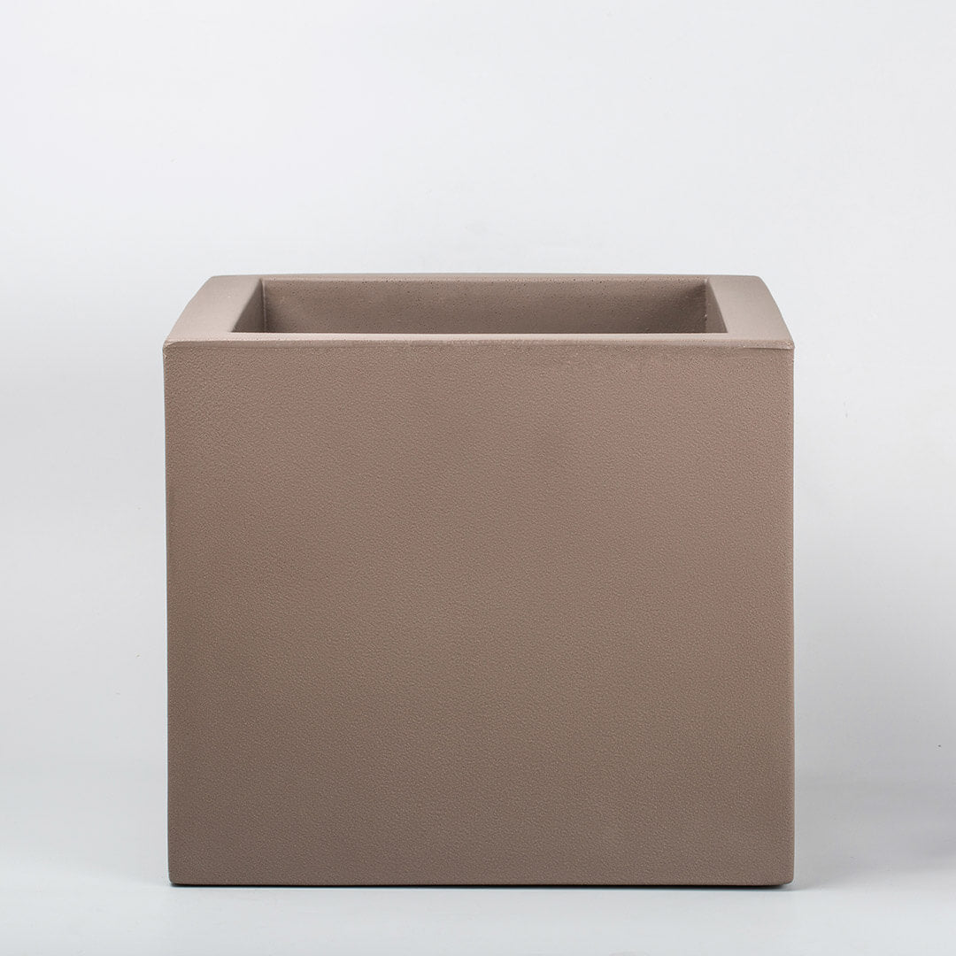 MACETERO CUADRADO NARCISO 60 59X59X52 CM TOPO
