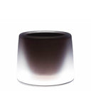 MACETA REDONDA CON SISTEMA AUTORIEGO ICE LIGHT BLANCO