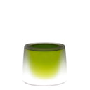 MACETA REDONDA CON SISTEMA AUTORIEGO ICE LIGHT BLANCO