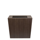 MACETA CUADRADA CON SISTEMA AUTORIEGO Ø45X45X40 CM NATURA ROBLE 