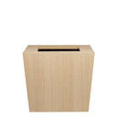 MACETA CUADRADA CON SISTEMA AUTORIEGO Ø45X45X40 CM NATURA ROBLE 