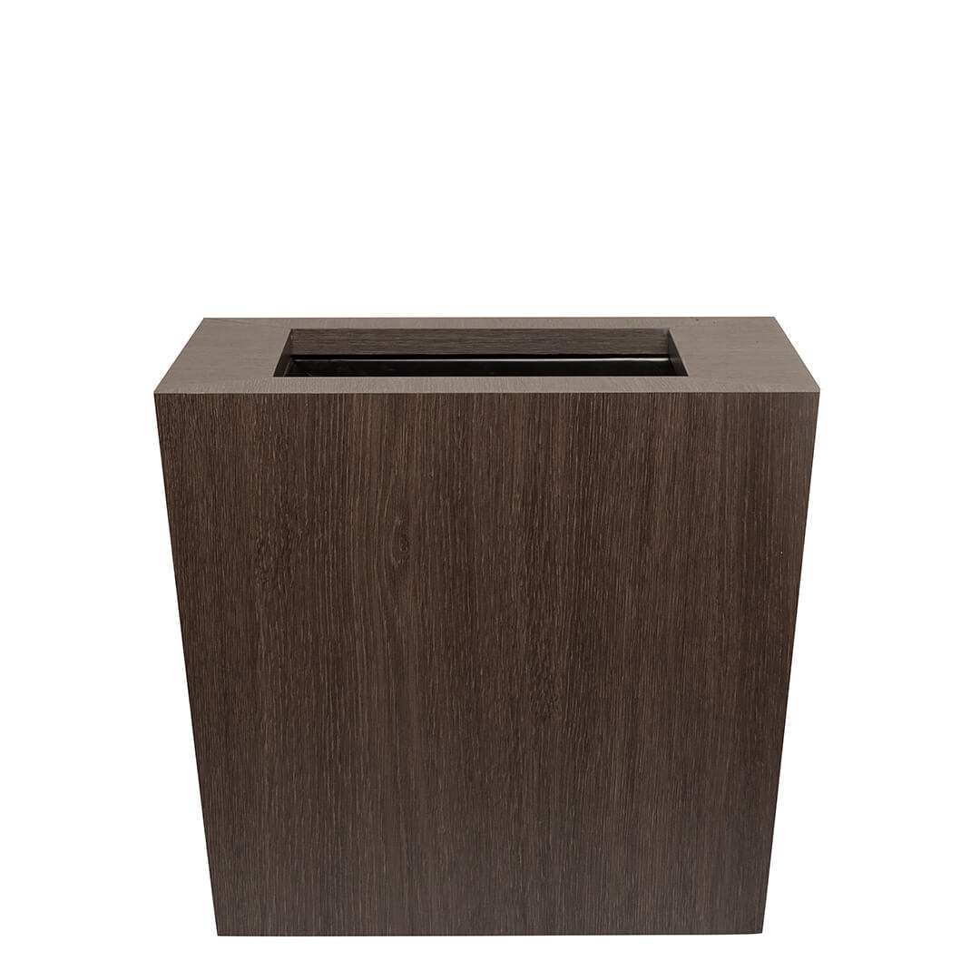 MACETA CUADRADA CON SISTEMA AUTORIEGO Ø60X60X46 CM NATURA ROBLE 