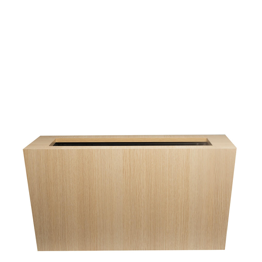 MACETA RECTANGULAR CON SISTEMA AUTORIEGO Ø86X47X46 CM NATURA ROBLE 
