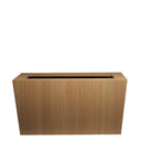 MACETA RECTANGULAR CON SISTEMA AUTORIEGO Ø86X47X46 CM NATURA ROBLE 