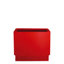 MACETA CUADRADA CON SISTEMA AUTORIEGO BASIC BLANCO Ø50X50X40 CM