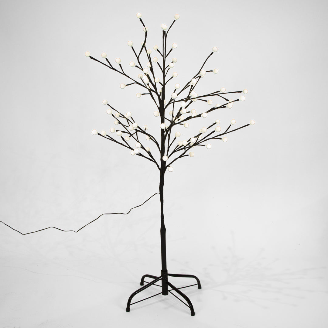 ARBOL DE NAVIDAD 80 LUCES LED CALIDA AURA 1 M