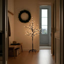 Arbol de navidad 80 luces led calida aura 1 m