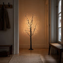 Arbol nevado 48 luces led calida lohja 1.2 m