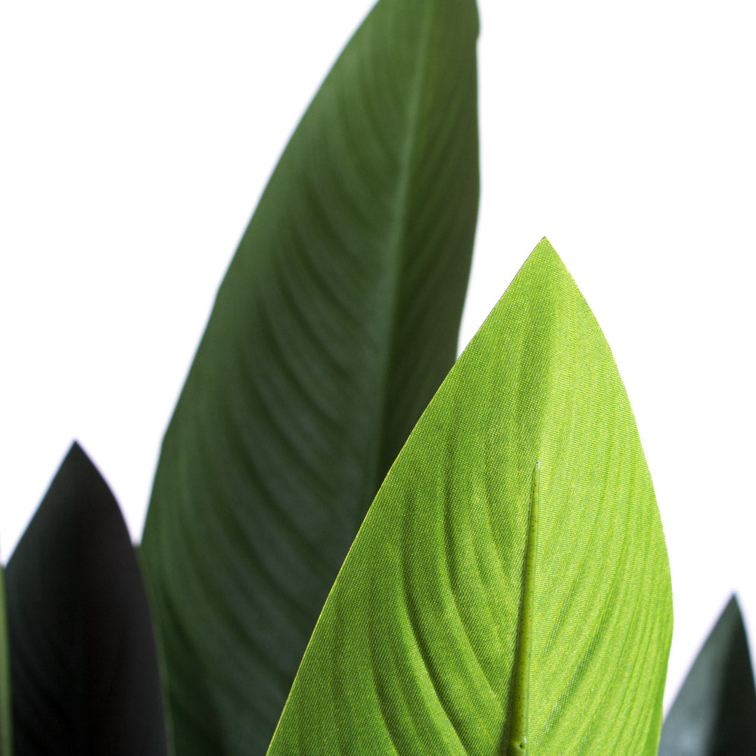 Planta Artificial Ave del Paraíso 188 cm Nortene, decoración realista de interior con grandes hojas en forma de pico.