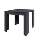 MESA COMEDOR EXTENSIBLE 90X50-237 CM GRIS CENIZA