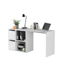 MESA ESCRITORIO MULTIPOSICION 2 PUERTAS 120X74X77 CM BLANCO ARTIK
