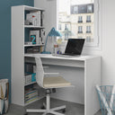 MESA ESCRITORIO CON ESTANTERIA 144X120X53 CM BLANCO ARTIK