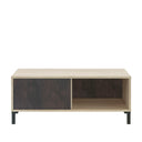 MESA DE CENTRO URBAN PLUS 100X40X50 CM ROBLE CANADIAN/OXIDO