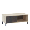 MESA DE CENTRO URBAN PLUS 100X40X50 CM ROBLE CANADIAN/OXIDO