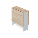 MESA AUXILIAR CON ALAS ABATIBLES FLY 78X31X77 CM ROBLE CANADIAN / BLANCO ARTIK