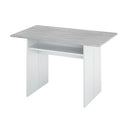MESA CONSOLA DESPLEGABLE TABOLO 77X120X35 CM BLANCO ARTIK / CEMENTO