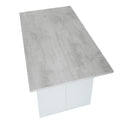 MESA CONSOLA DESPLEGABLE TABOLO 77X120X35 CM BLANCO ARTIK / CEMENTO