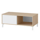 MESA DE CENTRO AUXILIAR URBAN PLUS 40X100X50 CM ROBLE CANADIAN / BLANCO ARTIK