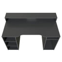 MESA DE ORDENADOR GAMER 88X136X67 CM ANTRACITA