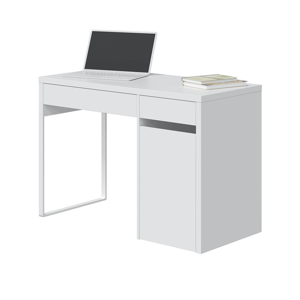 Bureau réversible eda 75x108x50 cm blanc