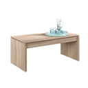 Mesa centro elevable 43x102x50 cm roble canadian