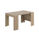 Mesa comedor extensible 90x50-237 cm roble canadian