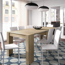 Mesa comedor extensible 90x50-237 cm roble canadian