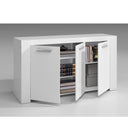 MUEBLE SALON 3 PUERTAS 144X80X42 CM BLANCO ARTIK