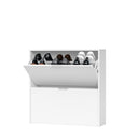 ARMARIO ZAPATERO 2 PUERTAS 75X76X22 CM BLANCO