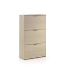 ARMARIO ZAPATERO 3 PUERTAS 60X113X22 CM ROBLE