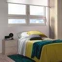 MESITA NOCHE 2 CAJONES 38X45X34 CM ROBLE