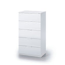COMODA 5 CAJONES 60x110x40CM BLANCO ARTIK