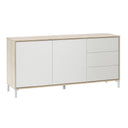 APARADOR URBAN PLUS 2 PUERTAS 74X154X41 CM ROBLE CANADIAN / BLANCO ARTIK