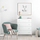 COMODA 4 CAJONES 95X77X40 CM BLANCO ARTIK