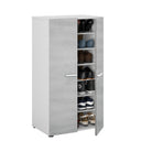 ZAPATERO STAR 6 BALDAS 103X55X36 CM BLANCO / CEMENTO