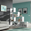 ESTANTERIA 145X145X29 CM BLANCO BRILLO